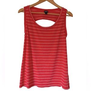 Patagonia Pink Stripe Organic Cotton Tank Top